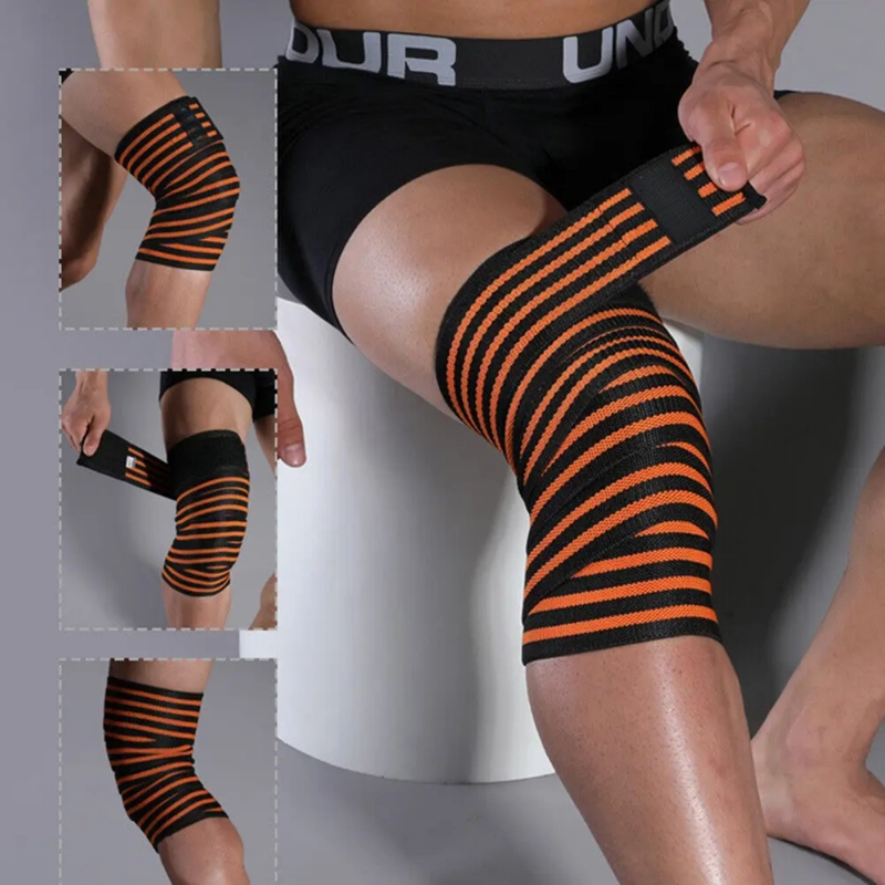 SOPORTE DE RODILLA COMPRESION CROSSFIT LEVANTAMIENTO 656 - 5