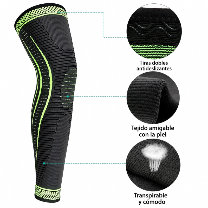 RODILLERA LARGA PANTORRILLERA COMPRESION DEPORTIVA 98714 - 3
