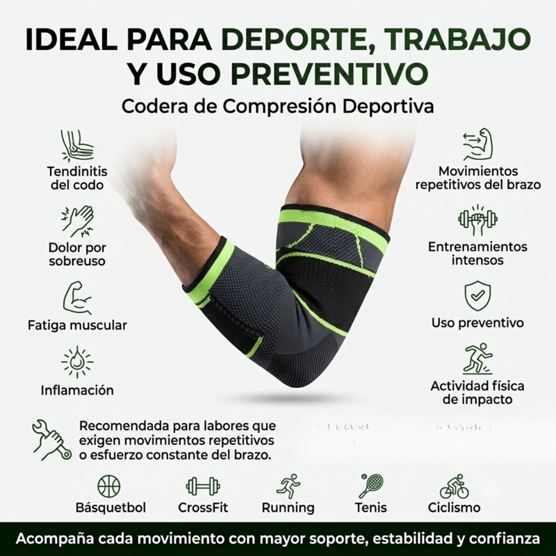 CODERA DE COMPRESION DEPORTIVA DEROYAL 98723 - 5