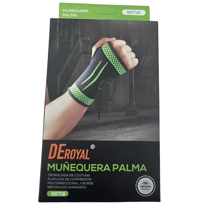 MUÑEQUERA PALMA ELASTICA COMPRESION DEROYAL 98718 - 4