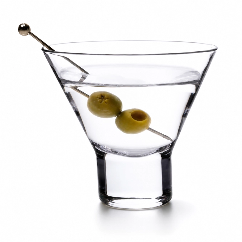 PACK 2 VASOS PARA MARTINI CRISTAL MARTINI SERVE COCTELERIA - 2