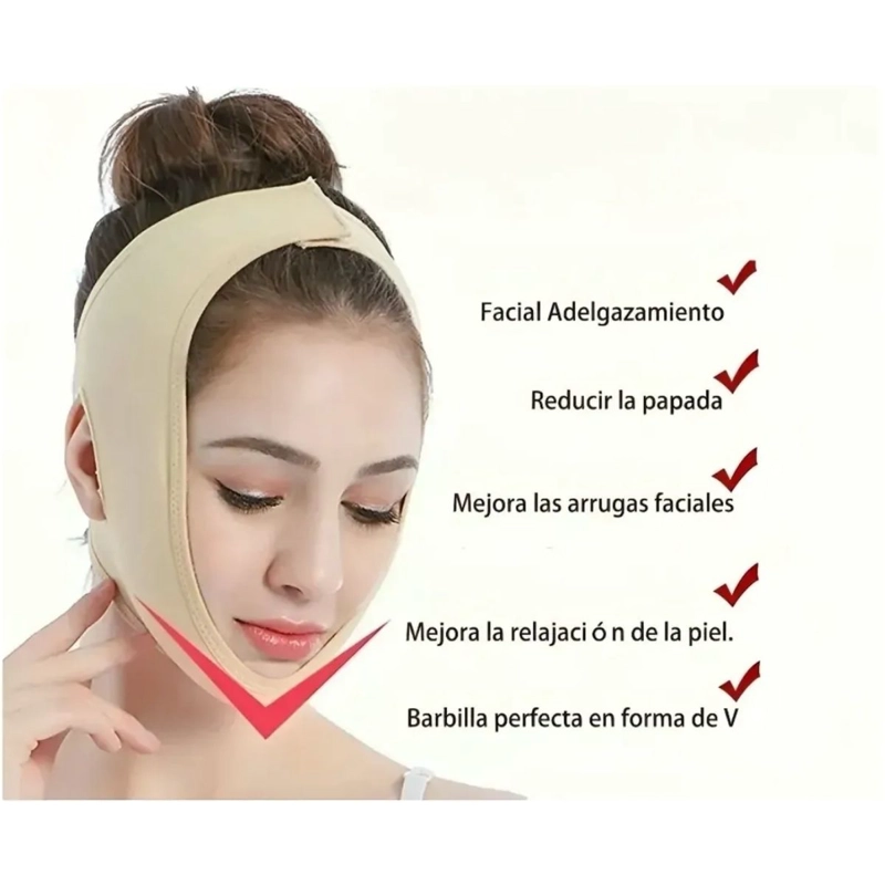 FAJA REDUCTORA FACIAL PAPADA BANDA LIFTING REAFIRMANTE - 7