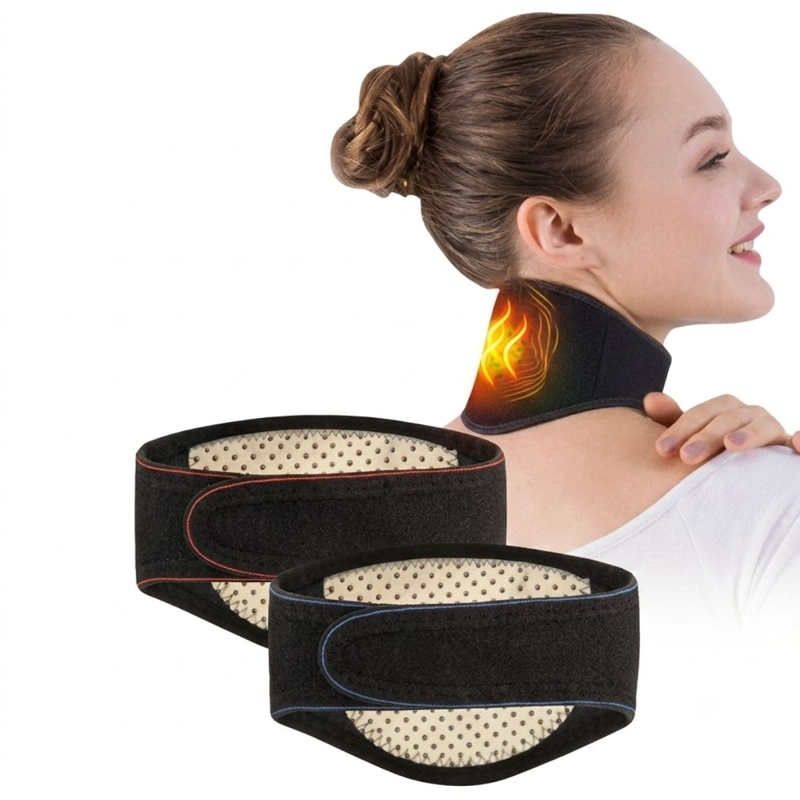 BANDA CUELLO CERVICAL TE RMICA CALOR CON IMANES - 1
