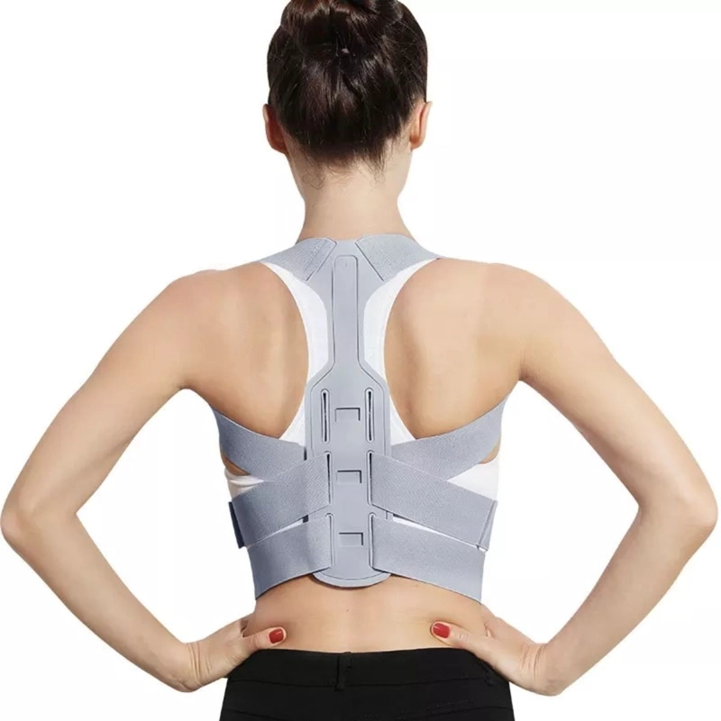 CORRECTOR DE POSTURA INVISIBLE SOPORTE ESPALDA HOMBROS GRIS TALLA L - 1