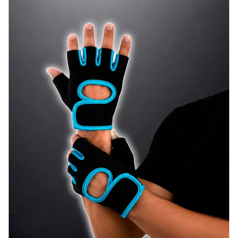 GUANTES DEPORTIVOS EJERCICIO CROSSFIT SIN DEDOS UNISEX - 6