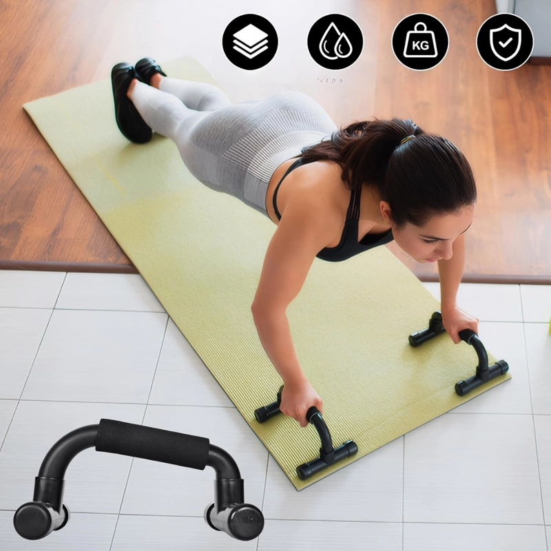 PACK 2 SOPORTES FLEXIONES PECHO PUSH UP STAND ANTIDESLIZANTE - 7