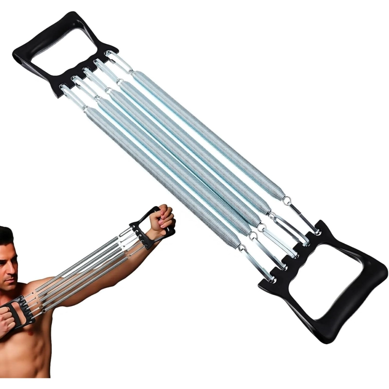 EJERCITADOR DE PECHO CHEST PULL 5 RESORTES ACERO - 1
