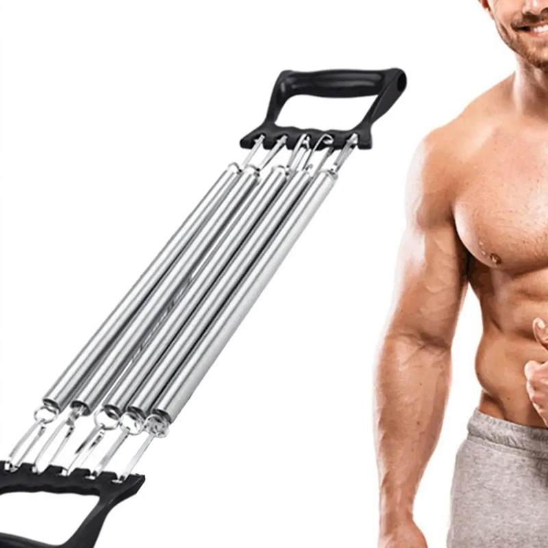 EJERCITADOR DE PECHO CHEST PULL 5 RESORTES ACERO - 5