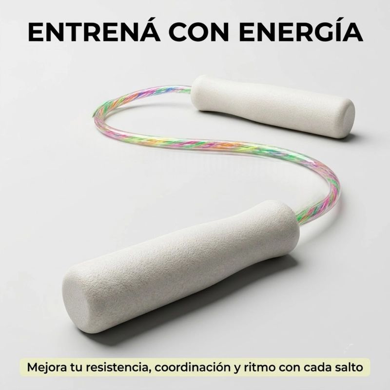 CUERDA DE SALTAR CON CONTADOR DE SALTOS PROFESIONAL FITNESS - 3