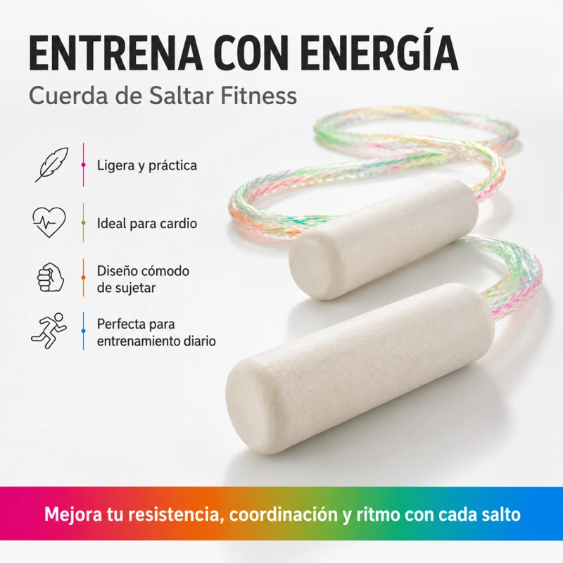 CUERDA DE SALTAR CON CONTADOR DE SALTOS PROFESIONAL FITNESS - 5