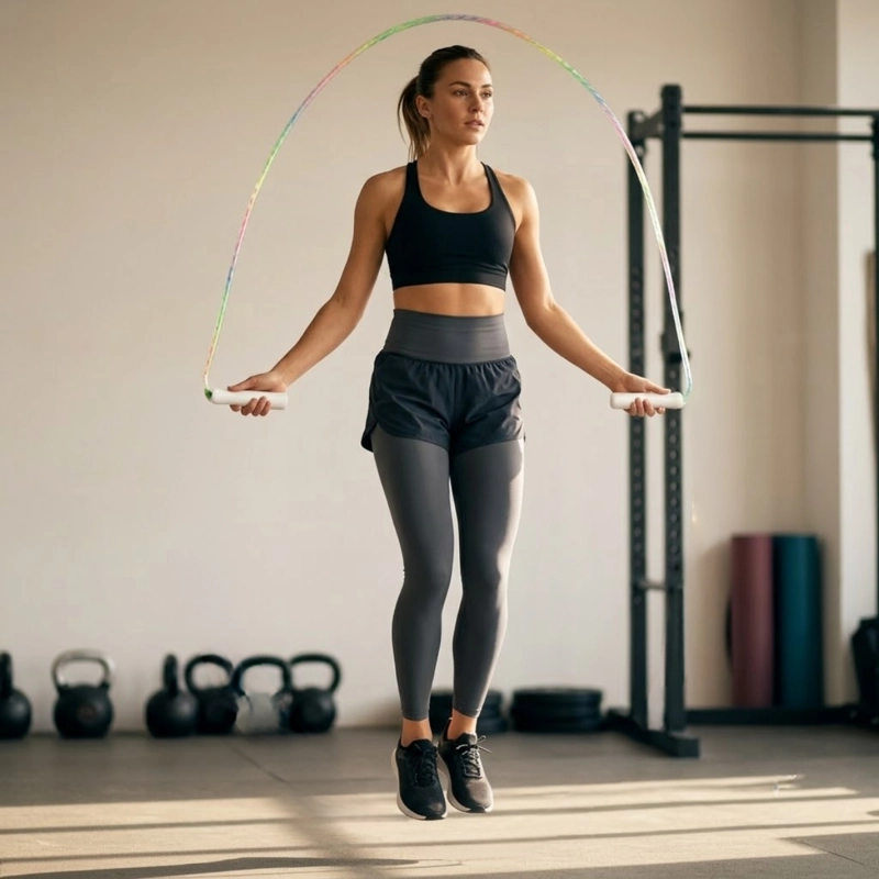 CUERDA DE SALTAR CON CONTADOR DE SALTOS PROFESIONAL FITNESS - 6