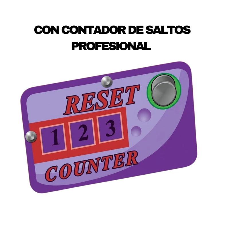CUERDA PARA SALTAR CON CONTADOR Y MANGOS ERGONOMICOS COLORES - 4