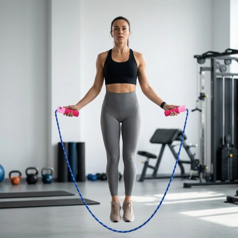 CUERDA PARA SALTAR CON CONTADOR Y MANGOS ERGONOMICOS COLORES - 6