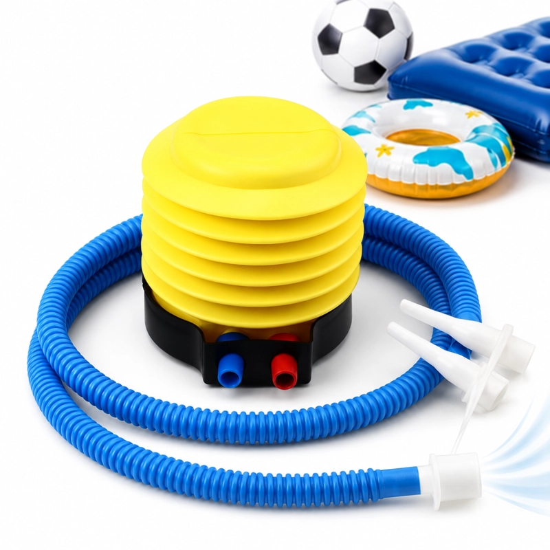 INFLADOR DE PIE PORTATIL PARA INFLABLES PELOTAS Y COLCHONES - 1