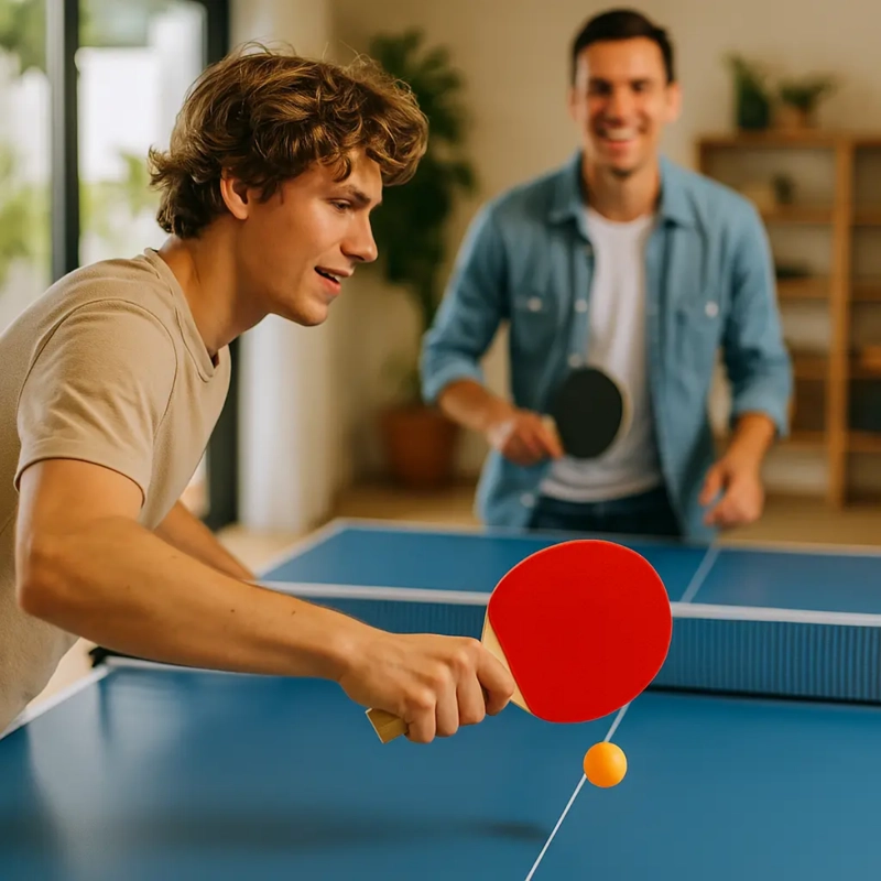 SET 2 PALETAS PING PONG CON 3 PELOTAS - 4