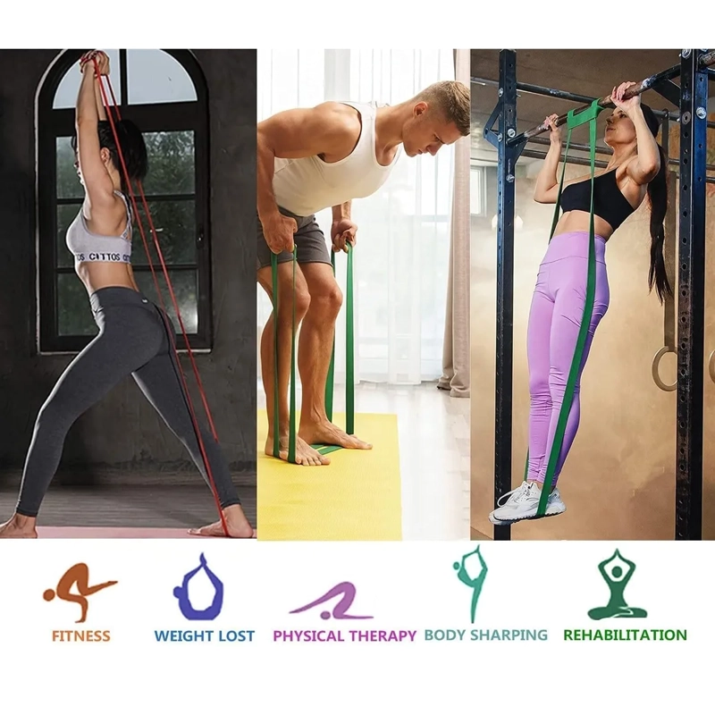 BANDA ELASTICA RESISTENCIA 22-56KG CIRCULAR 208CM CROSSFIT - 6