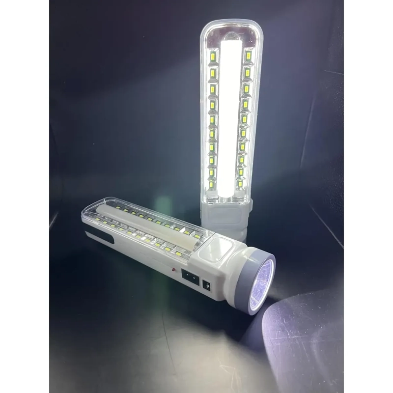 LINTERNA EMERGENCIA LED RECARGABLE A PILA 3 EN 1 - 5