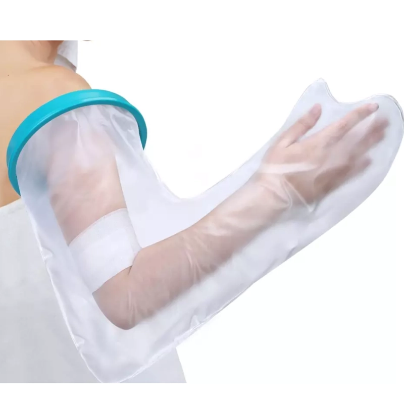 MANGA IMPERMEABLE PROTECTOR DE YESO VENDA BRAZO COMPLETO - 1