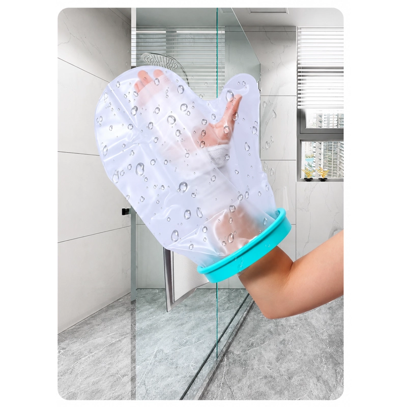 PROTECTOR IMPERMEABLE DE YESO Y VENDA PARA MANO - 4