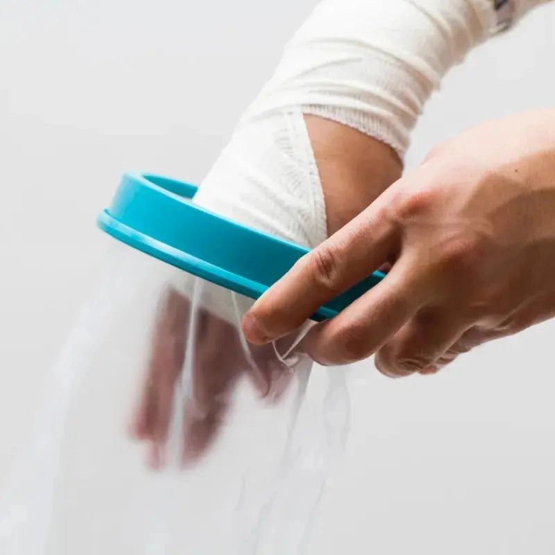 PROTECTOR IMPERMEABLE DE YESO Y VENDA PARA MANO - 5