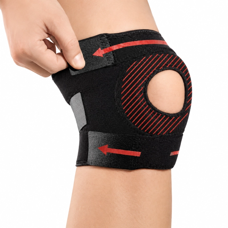 RODILLERA DEPORTIVA AJUSTABLE ROTULA ABIERTA DEROYAL 98459 - 2