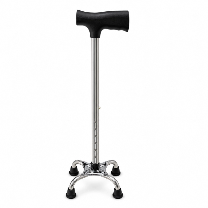 BASTON ORTOPE DICO 4 APOYOS BASE TETRAPOD AJUSTABLE METALICO - 1