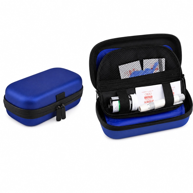 BOLSO TE RMICO PORTATIL CON GEL FRIO PARA INSULINA MEDICINAS - 1