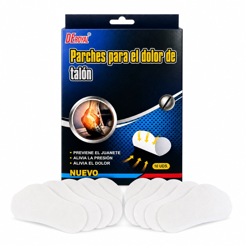 PACK 20 PARCHES DOLOR DE TALON ALIVIA PRESION Y FASCITIS - 1