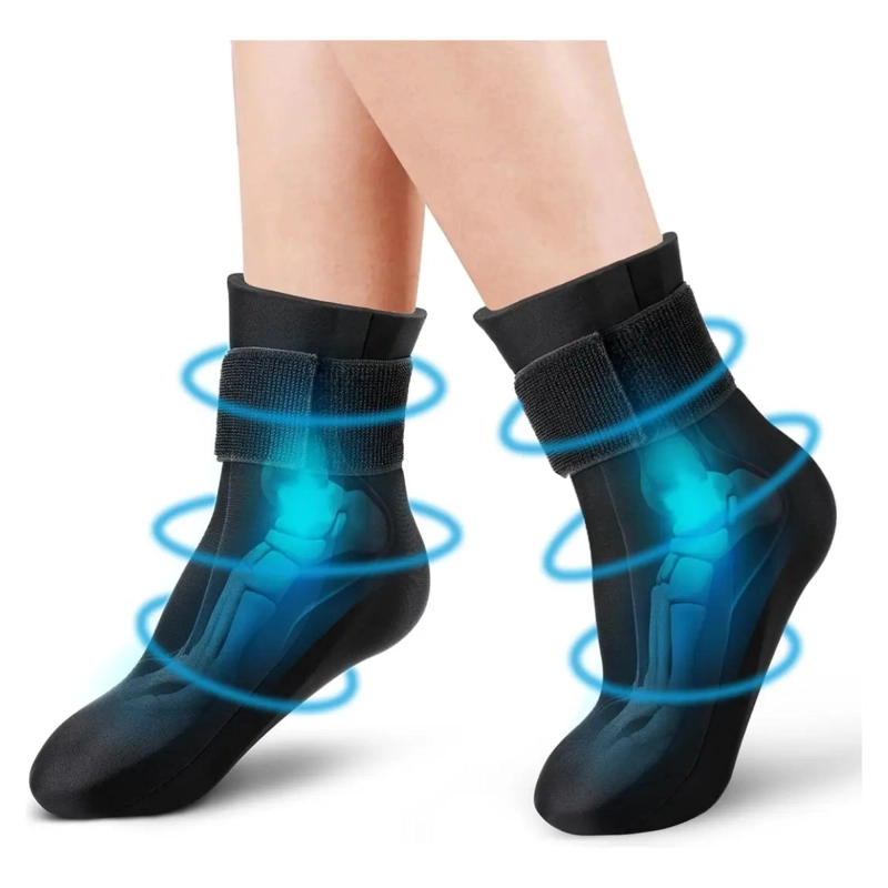 MEDIA COMPRESION GEL TERAPIA FRIO CALOR PARA PIE TOBILLO - 2