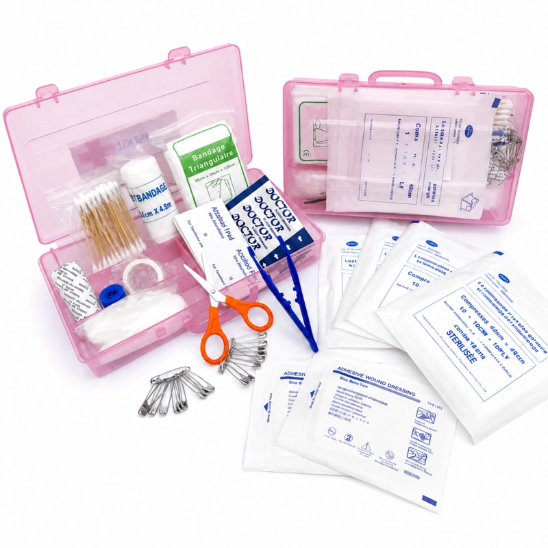 BOTIQUIN DE PRIMEROS AUXILIOS PORTATIL KIT CAJA ORGANIZADORA - 1