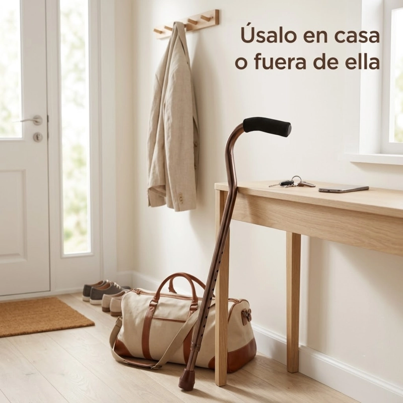 BASTON ORTOPE DICO ALUMINIO AJUSTABLE MANGO ERGONOMICO MARRON - 6