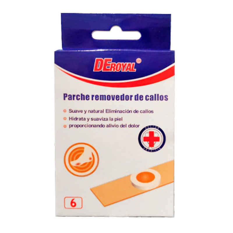PACK 6 PARCHES REMOVEDOR CALLOS PARA PIES ALIVIO Y SUAVIZA - 4