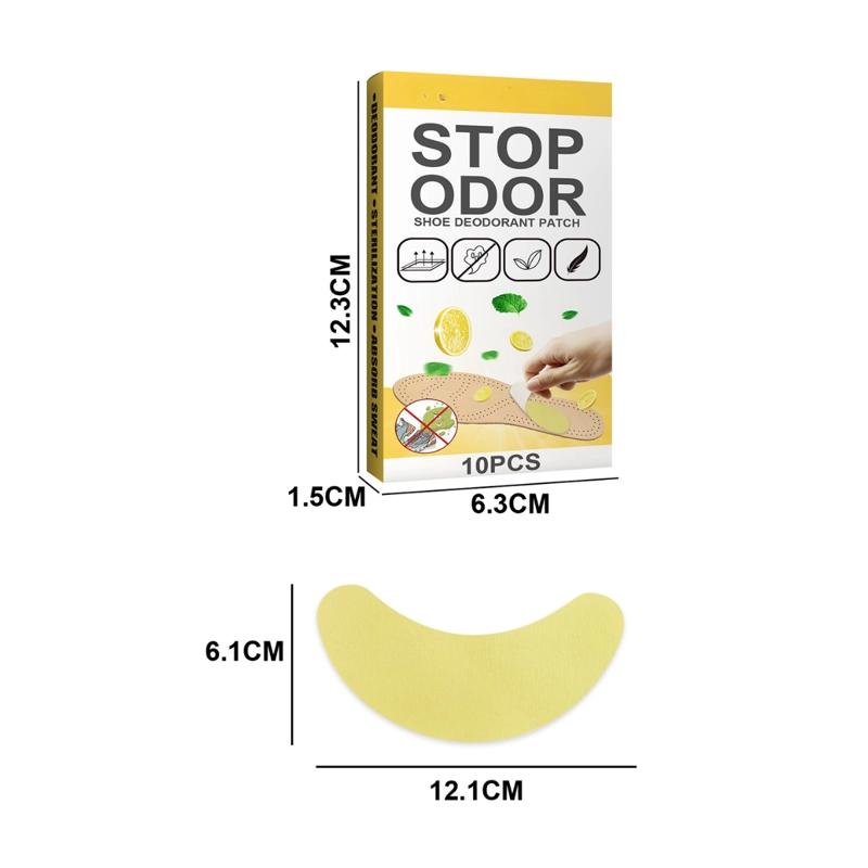 PACK 20 PARCHES DESODORANTE ANTI OLOR PARA CALZADO ZAPATOS - 3