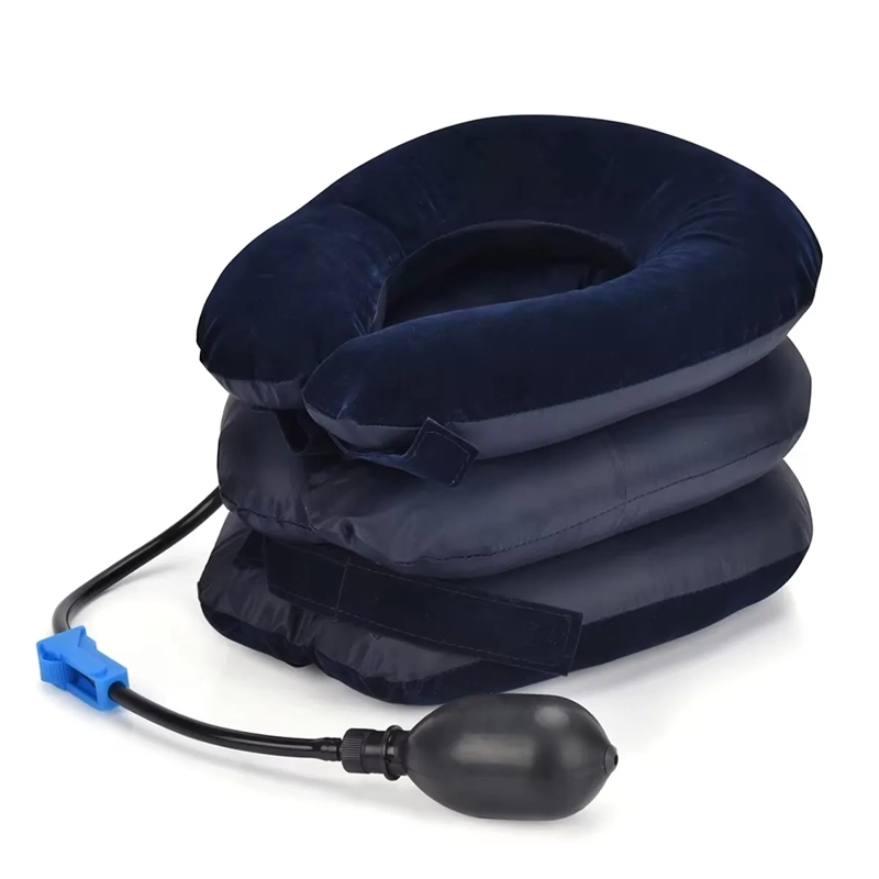COJIN COLLARIN CERVICAL INFLABLE DE 3 CAPAS TRACCION - 1