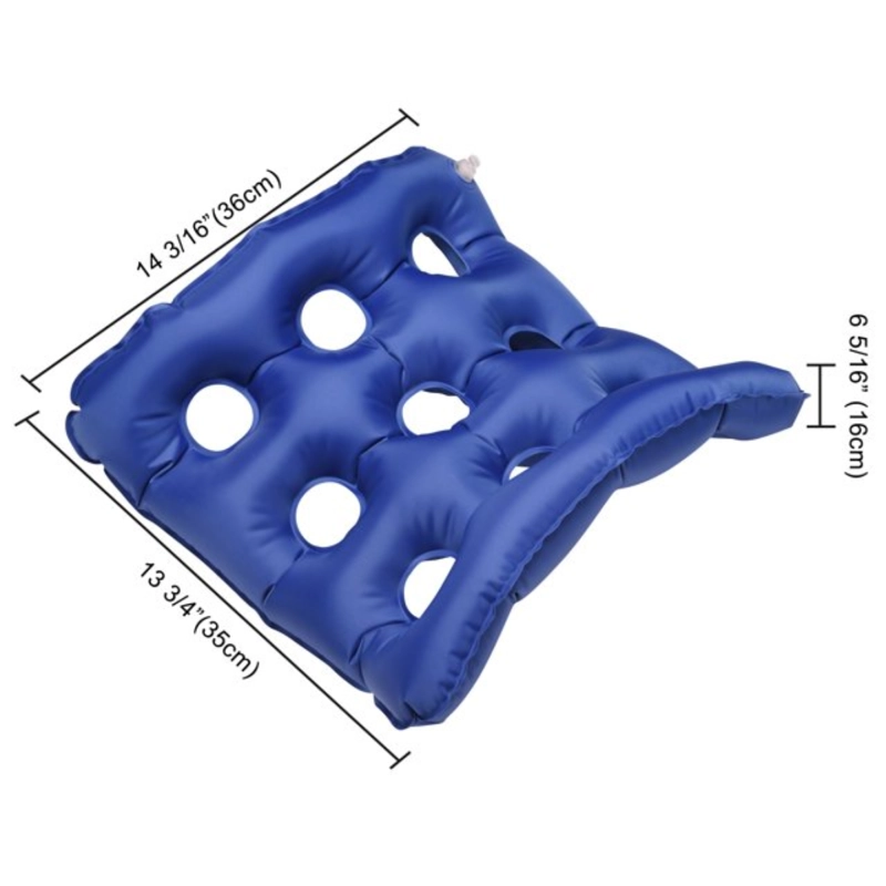 COJIN ANTIESCARAS INFLABLE ANTI DECUBITO PARA SILLA DE RUEDA - 3