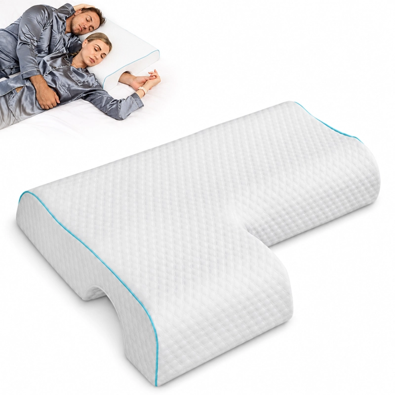 ALMOHADA ORTOPE DICA MEMORIA ANTIPRESION PARA PAREJA BRAZO - 1
