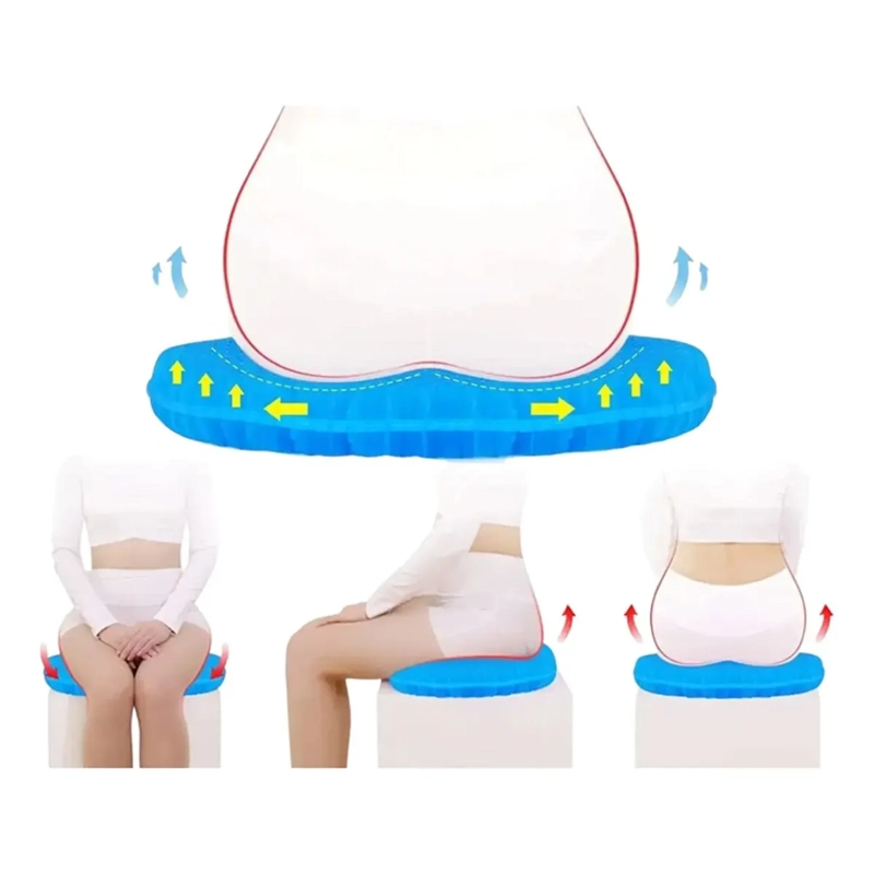 COJIN REDONDO DE GEL ANTIESCARAS PARA ASIENTO CON FUNDA - 3