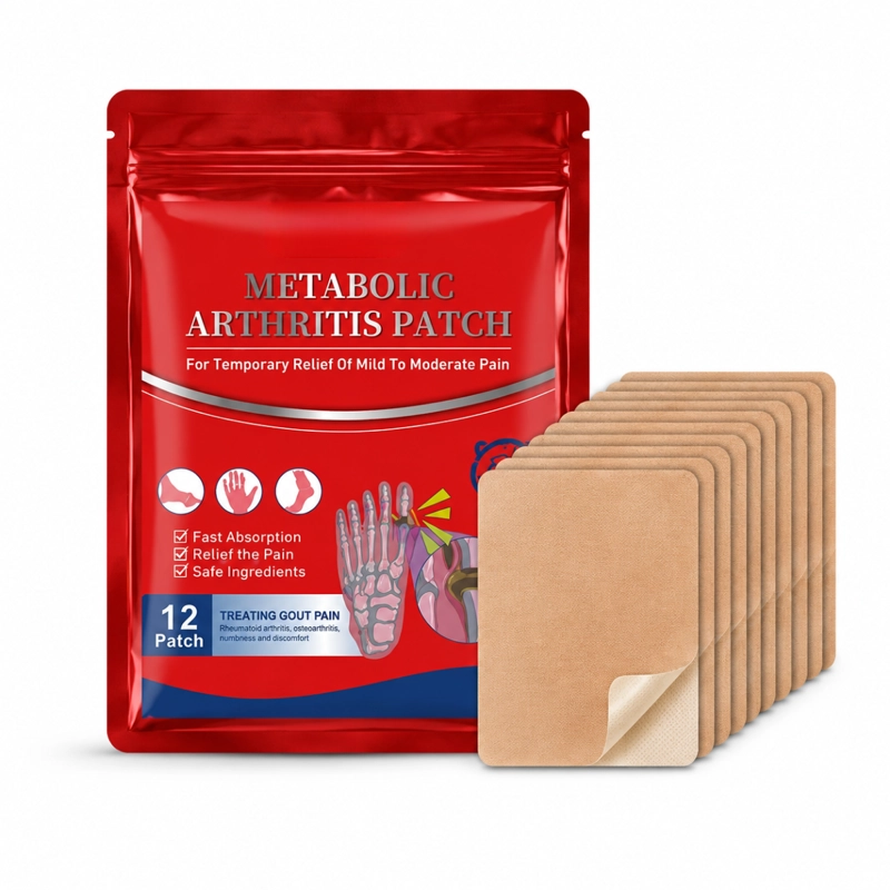 PACK 12 PARCHES PARA ALIVIO DOLOR ARTRITIS METABOLICA - 1