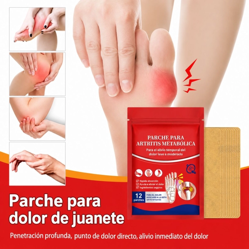 PACK 24 PARCHES PARA ALIVIO DOLOR ARTRITIS METABOLICA - 2