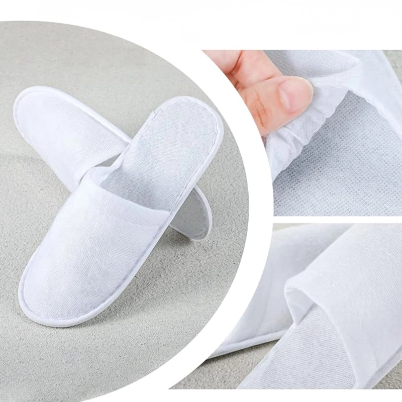 4 PARES PANTUFLAS DESECHABLES GRUESAS ANTIDESLIZANTES HOTEL SPA - 5