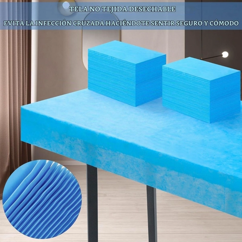 200 UNIDADES SABANA DESECHABLE TNT 80X180CM CAMILLA MASAJES - 5