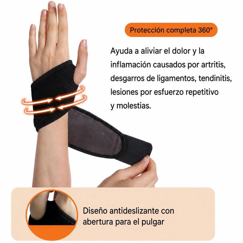 MUÑEQUERA CALEFACTORA ELE CTRICA TERMOTERAPIA USB 3 NIVELES - 2