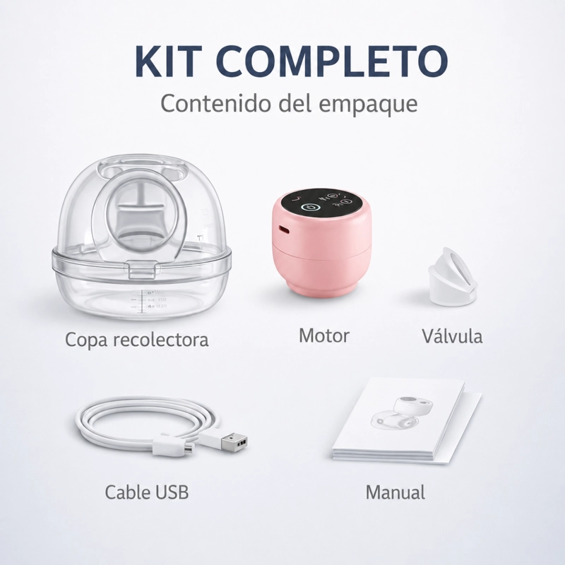 EXTRACTOR DE LECHE MATERNA ELE CTRICA PORTATIL MANOS LIBRES - 4