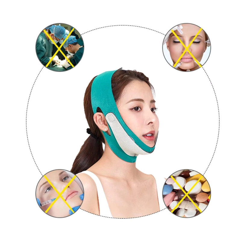 BANDA REDUCTORA PAPADA FAJA TENSOR FACIAL ANTIARRUGAS V-FIT - 6