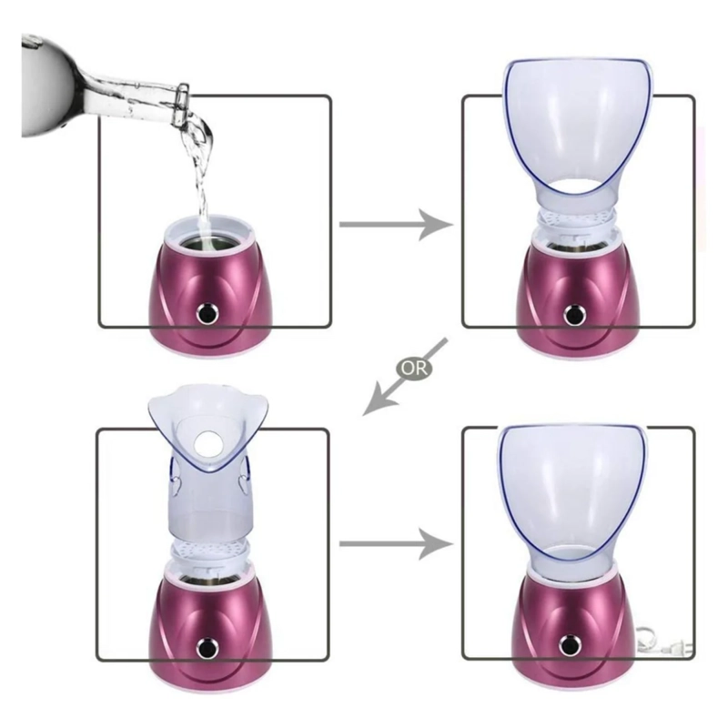 VAPORIZADOR FACIAL OZONO LIMPIEZA PROFUNDA HIDRATANTE SPA - 2