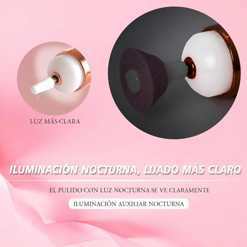 TORNO LIMA ELE CTRICA DE UÑAS PROFESIONAL RECARGABLE 5 EN 1 - 7
