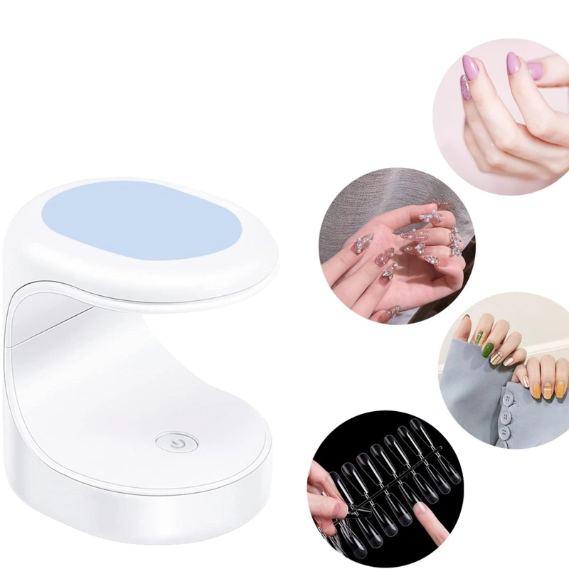 MINI LAMPARA UV LED 6W PARA UÑAS SECADOR PORTATIL DE GEL - 5