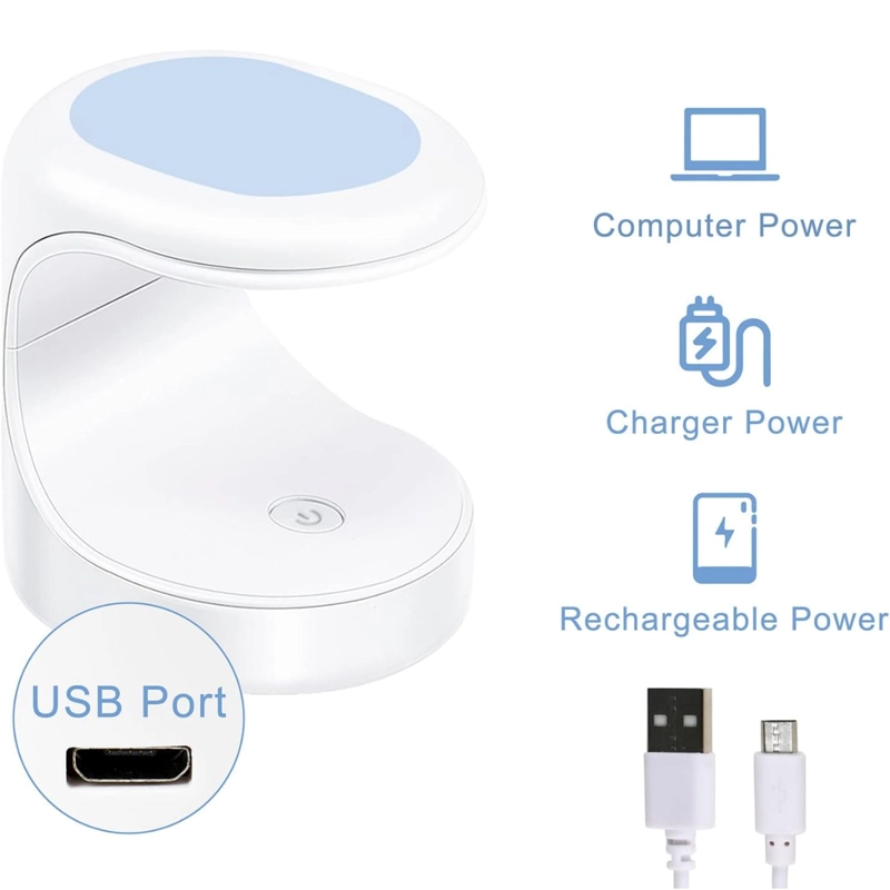 MINI LAMPARA UV LED 6W PARA UÑAS SECADOR PORTATIL DE GEL - 7
