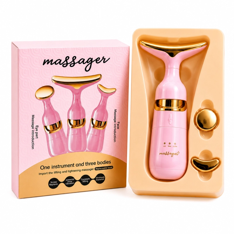 KIT MASAJEADOR FACIAL CUELLO 3 EN 1 LIFTING REAFIRMANTE - 1