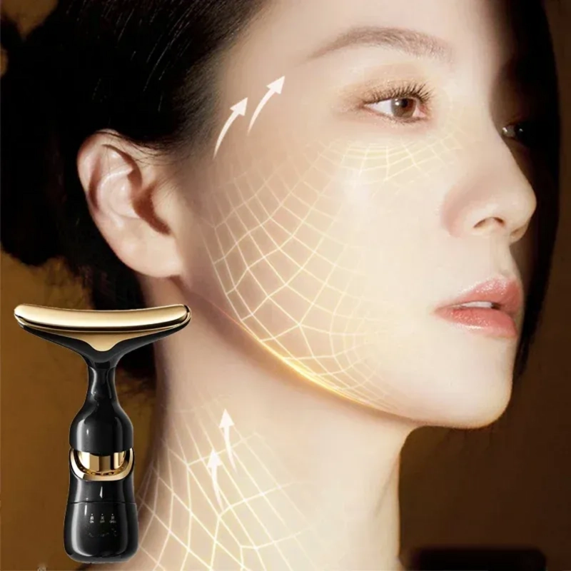 MASAJEADOR FACIAL CUELLO 4D REAFIRMANTE VIBRACION LIFTING - 2